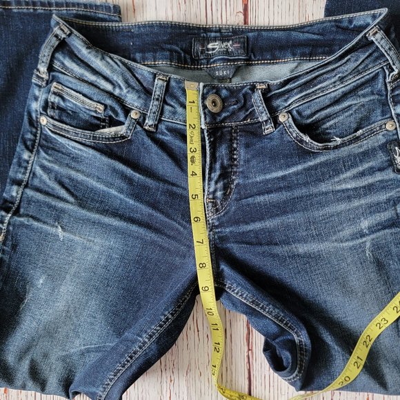 Silver Suki Capri Jeans 29x22.5 - Picture 5 of 11